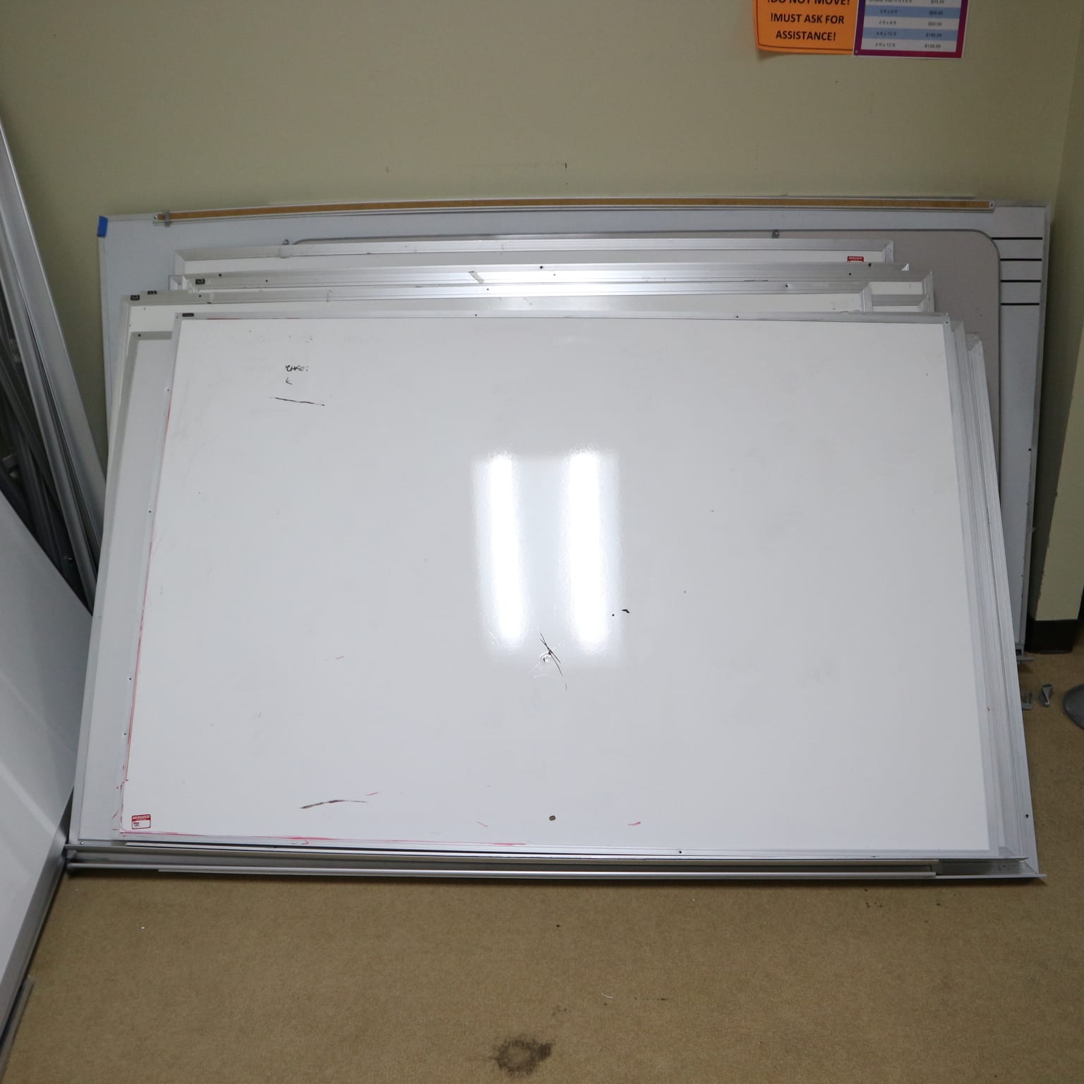 Whiteboard 4′ x 6′