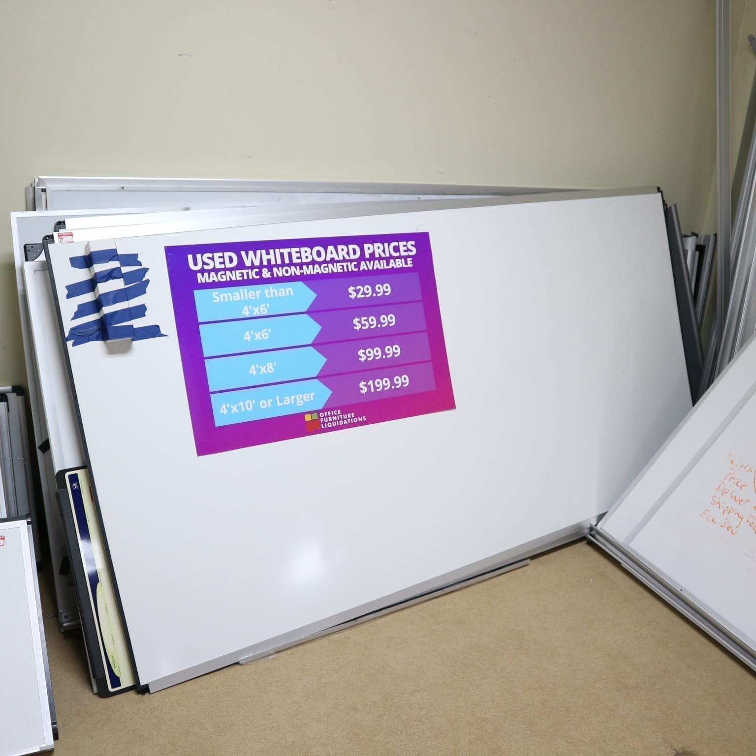 Whiteboard 4′ x 8′