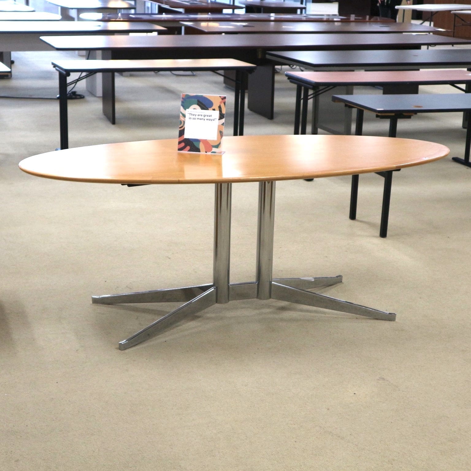 Oval Table Office Furniture Liquidations