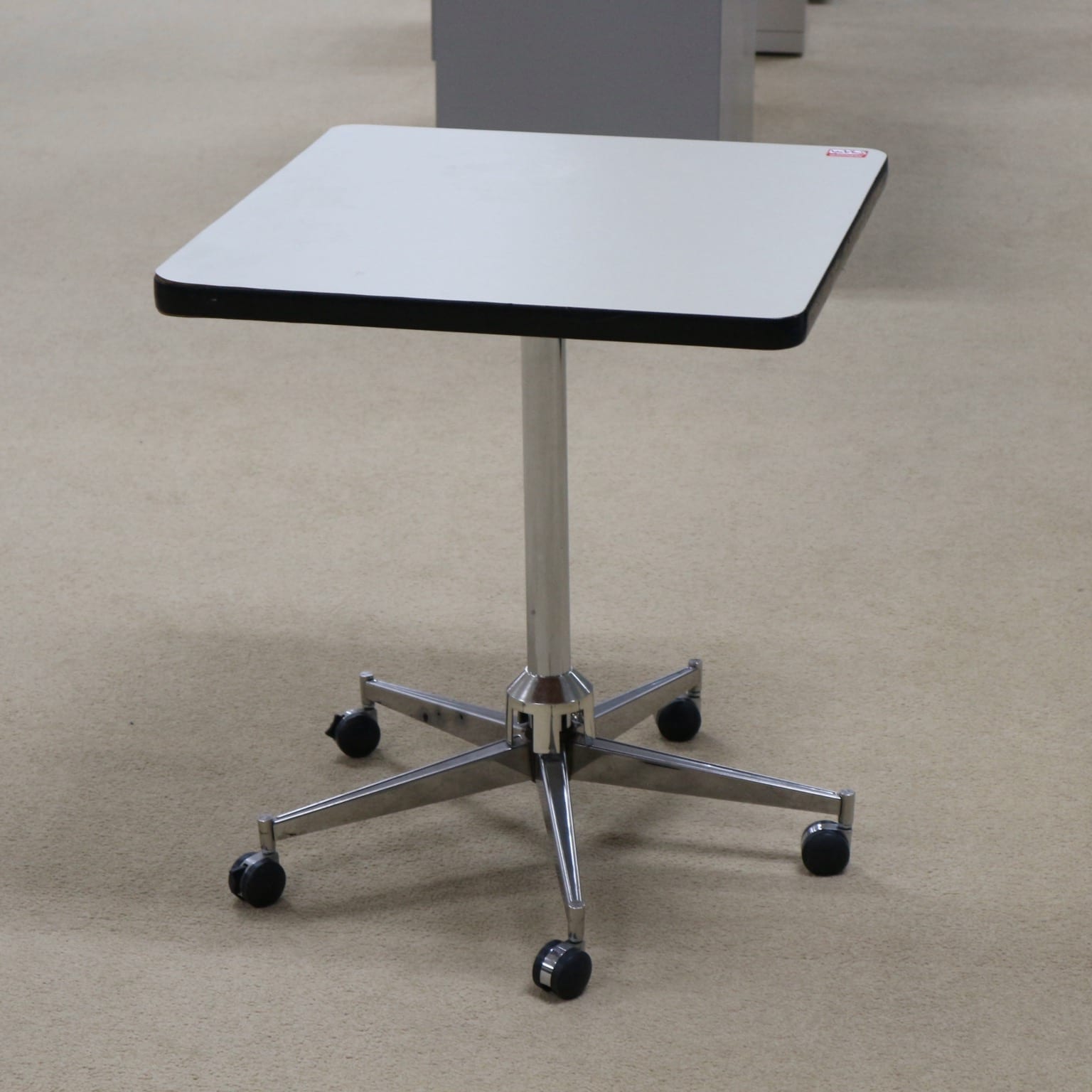 Square Table with Wheels Office Furniture Liquidations