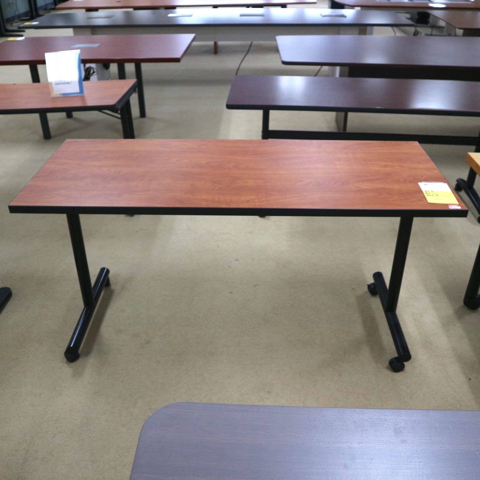 Foldable Training Table with Wheels Office Furniture Liquidations
