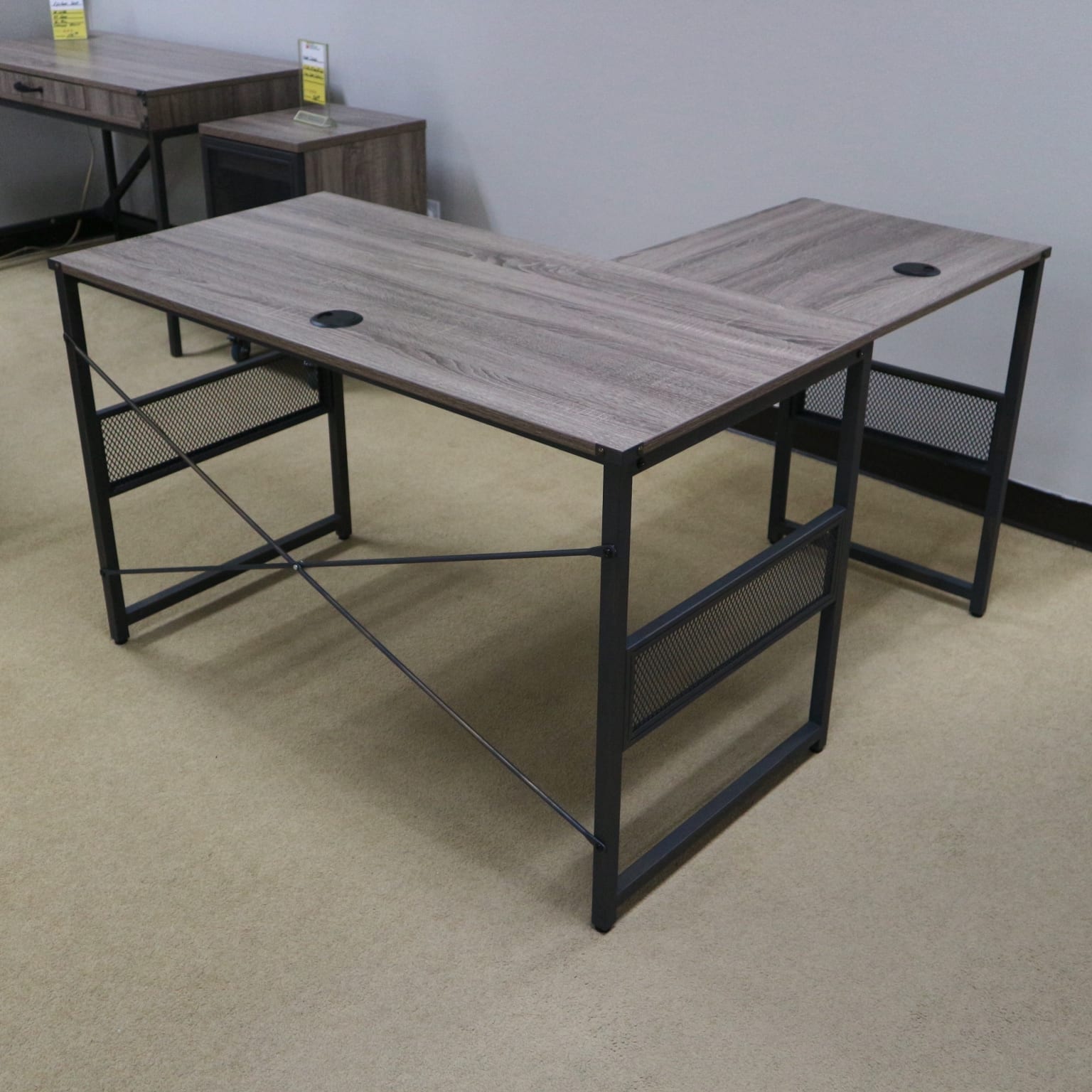 Industrial LDesk New Office Furniture Liquidations
