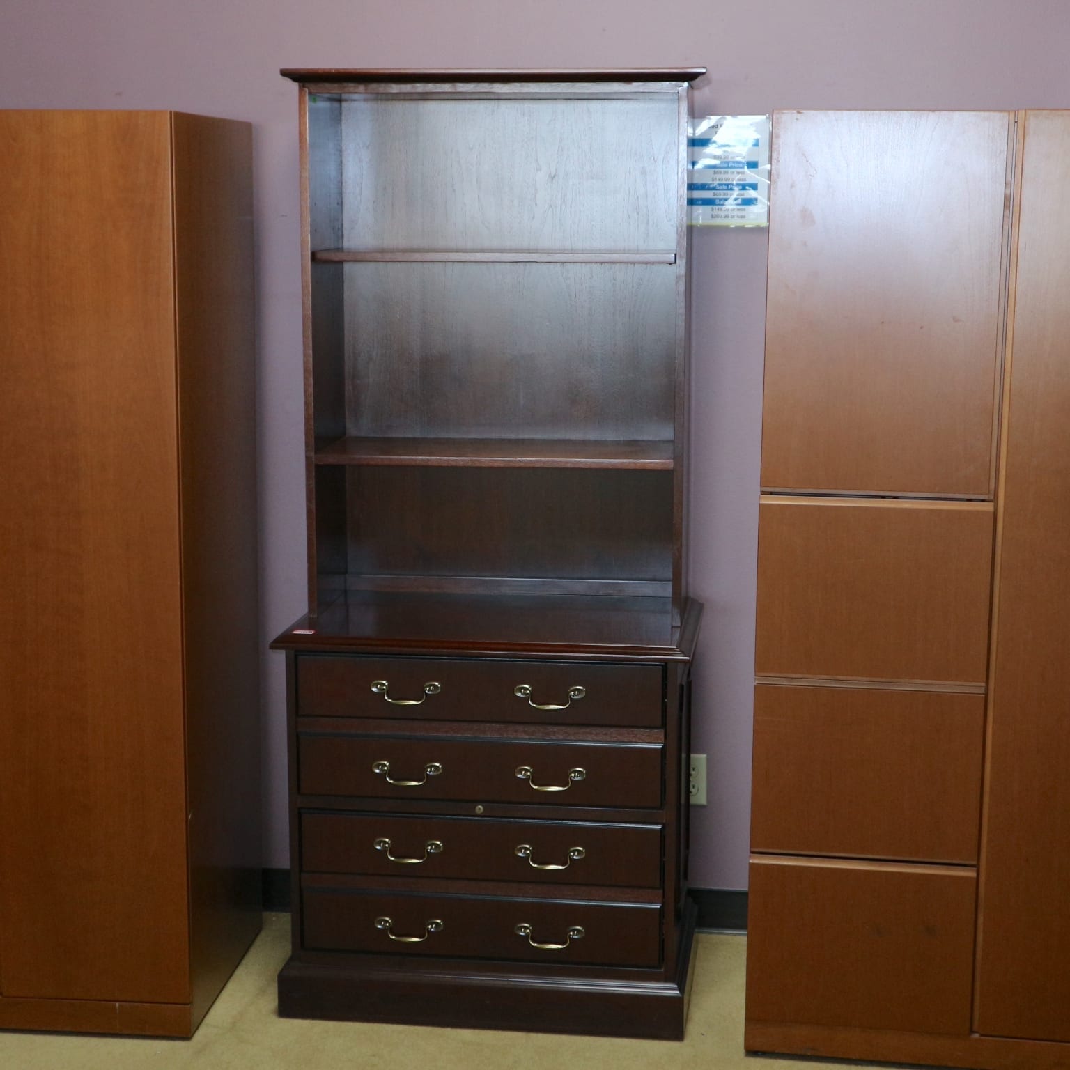 Paoli Lateral File and Bookcase Office Furniture Liquidations