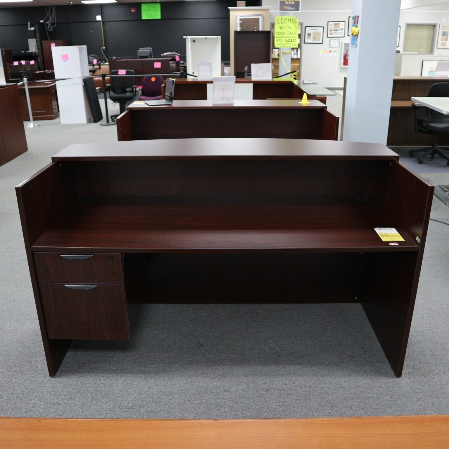 Receptionist Desk 71 | Office Furniture Liquidations