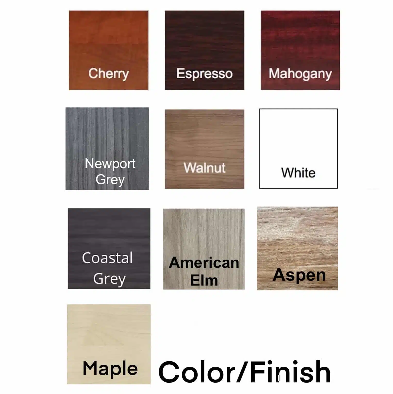 new laminate color finish samples