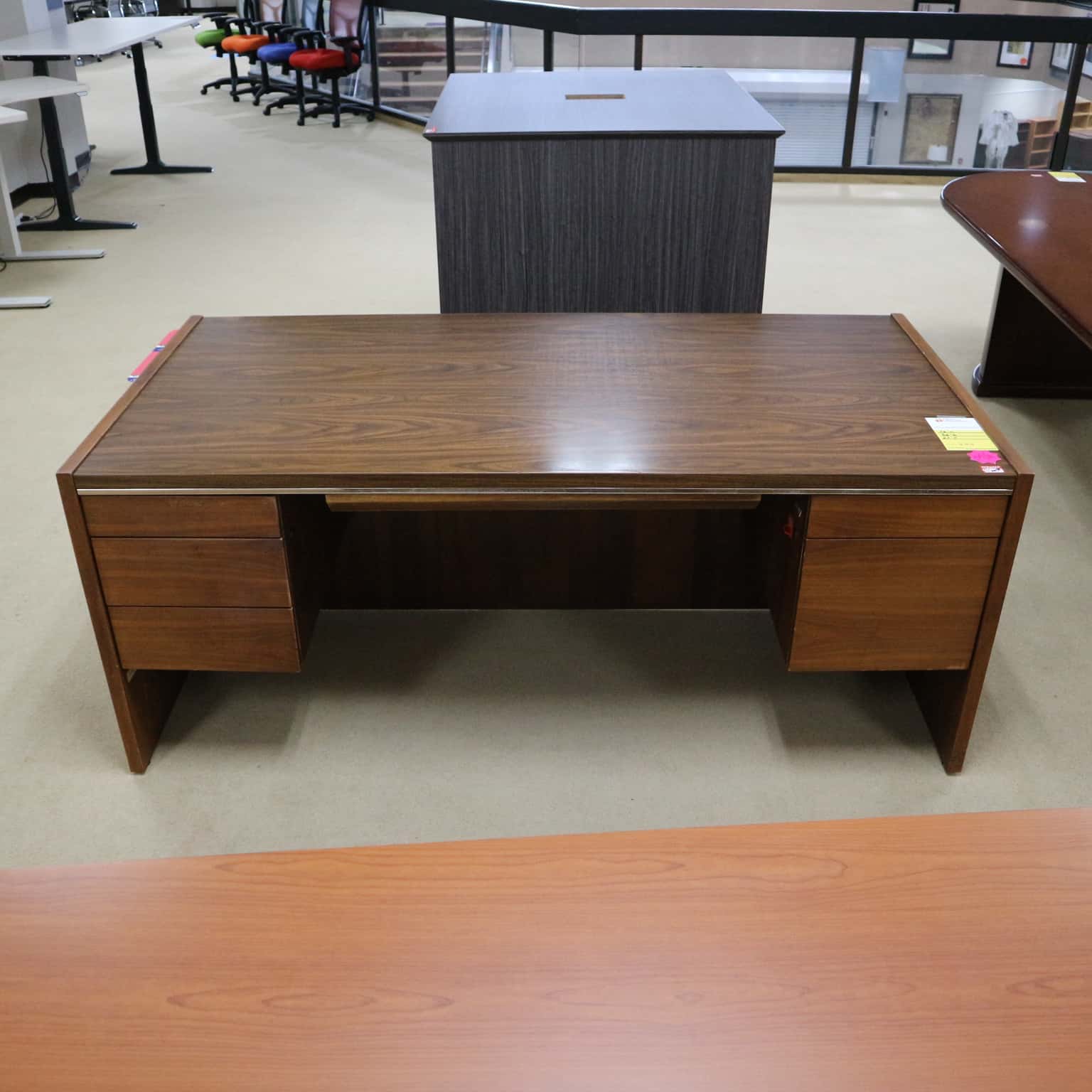 Kimball Desk 72 72"W x 36"D Office Furniture Liquidations