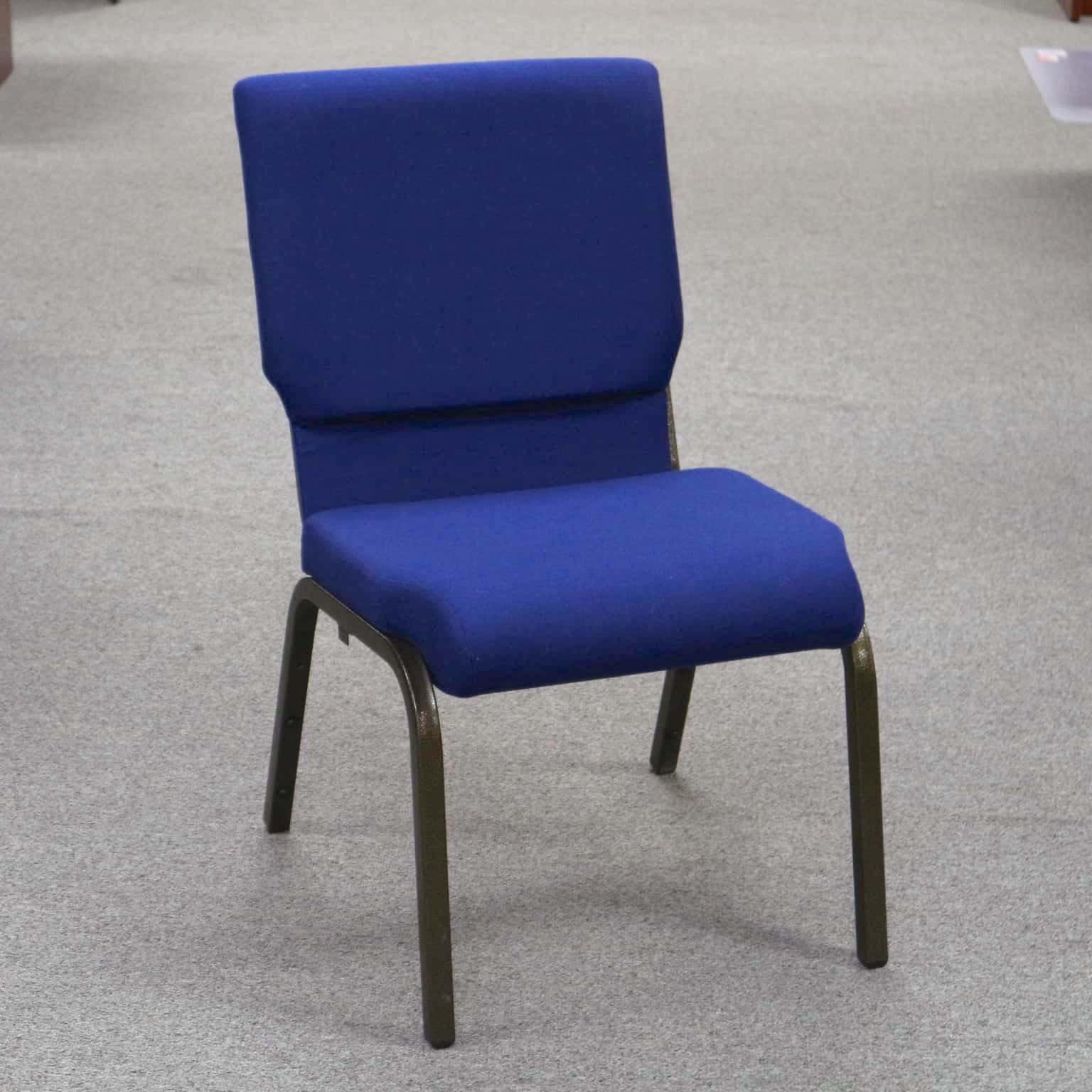 Banquet Stacking Chairs-Blue