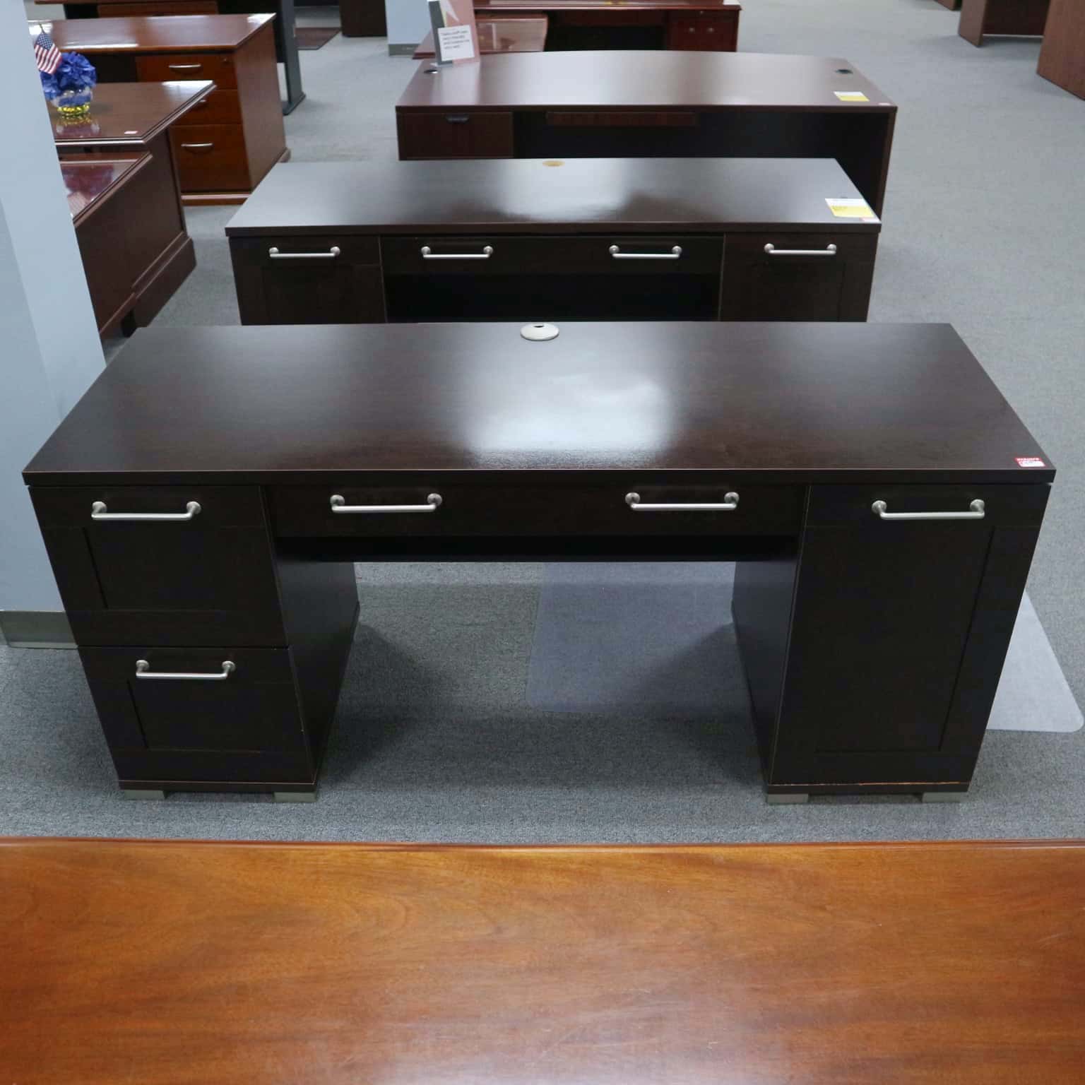 Credenza 65.5 Espresso Office Furniture Liquidations