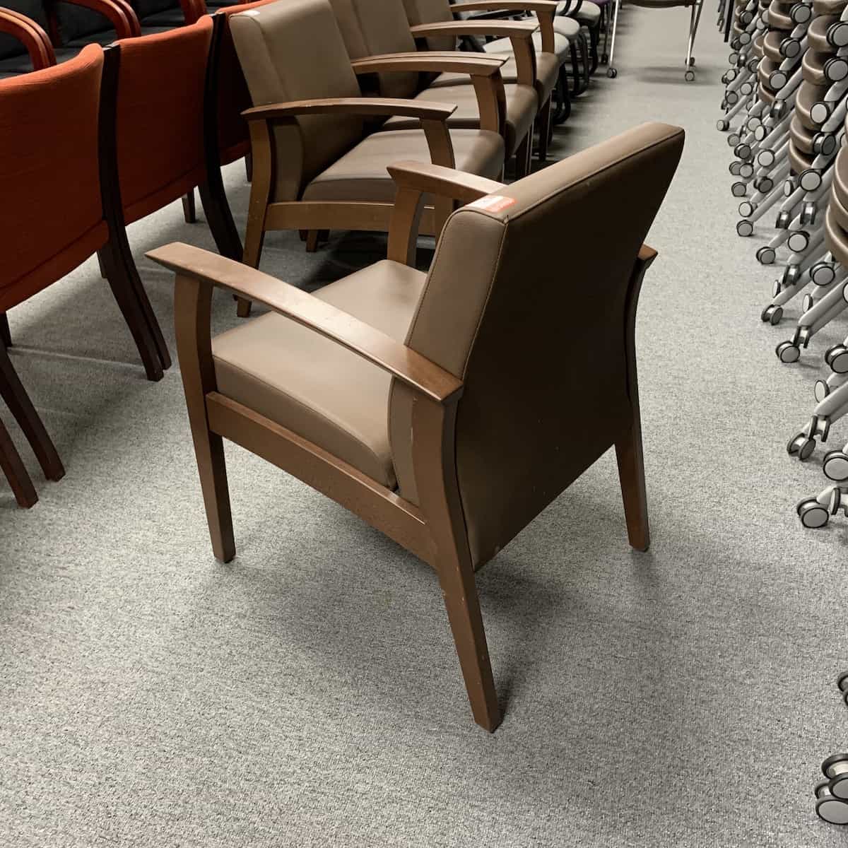 Modern-oak-brown-lobby-chair-back