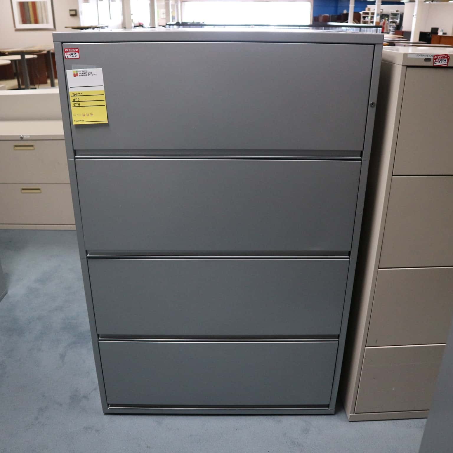 4 Drawer Lateral File 36
