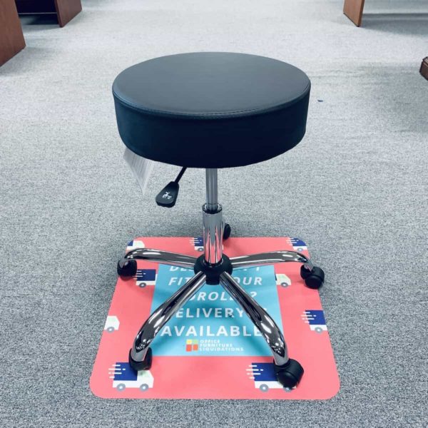 Black-office-stool