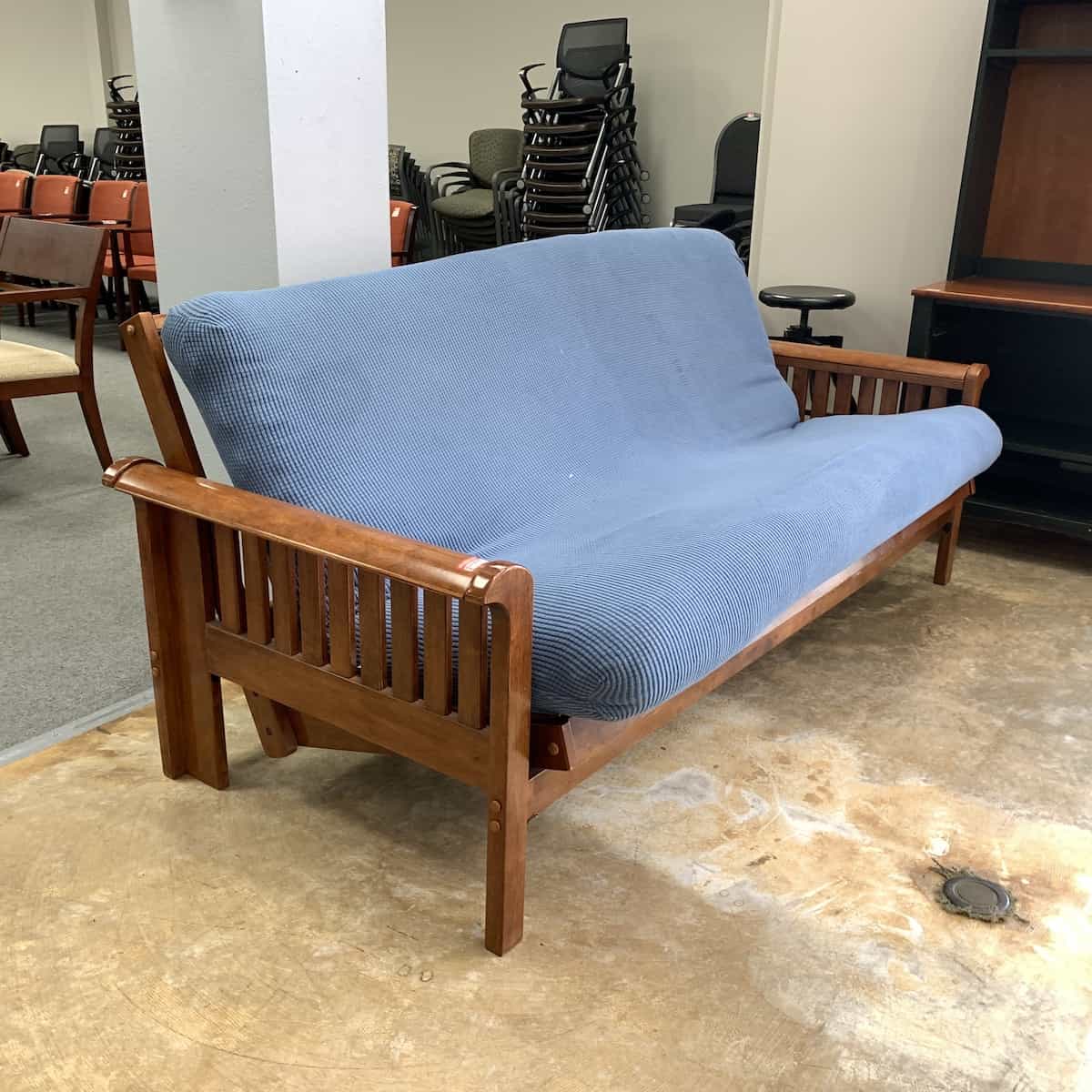 couch futon 83 inch wood frame