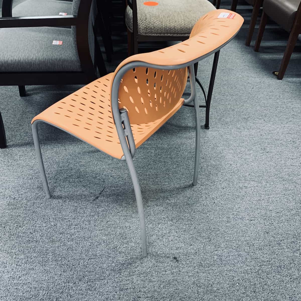 orange-silver-stacking-chair-front-back