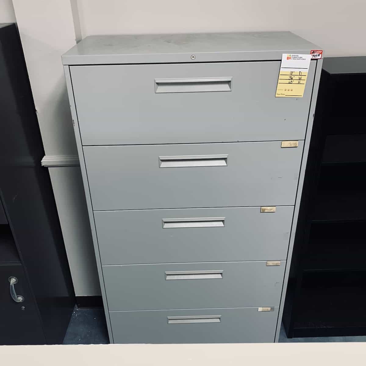 5-drawer-lateral-metal-silver