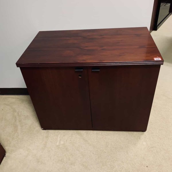 Mahogany-transitional-storage-cabinet-closed