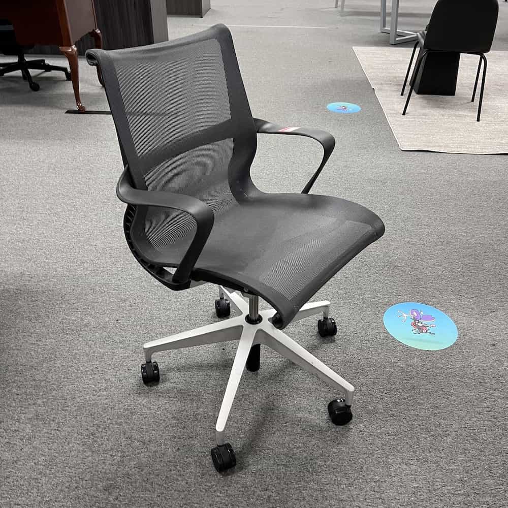 herman miller setu mesh conference chair setu in black