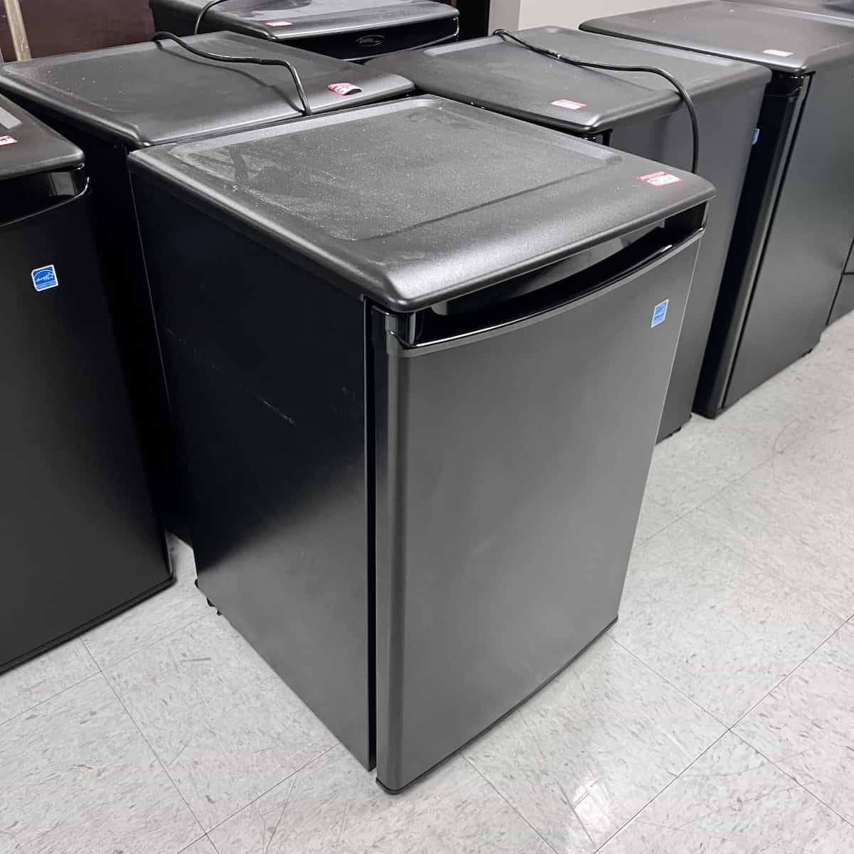 Hotel Mini Fridge in Dark Brown and Black Trim — Anizco