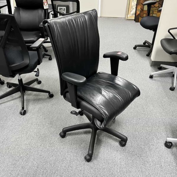 Black-leather-office-chair