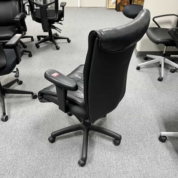 Black-leather-office-chair-back