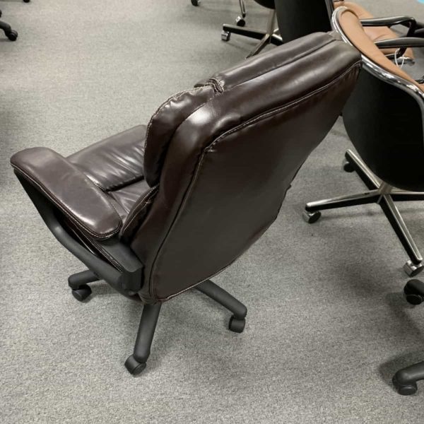 office-source-brown-leather-back-chair