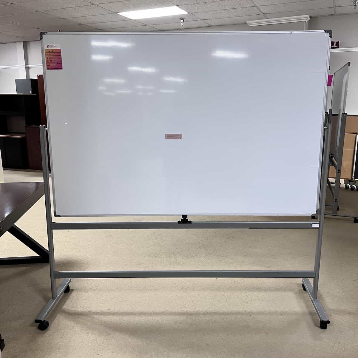 76" Wide Lorell White/Silver Dry Erase Board