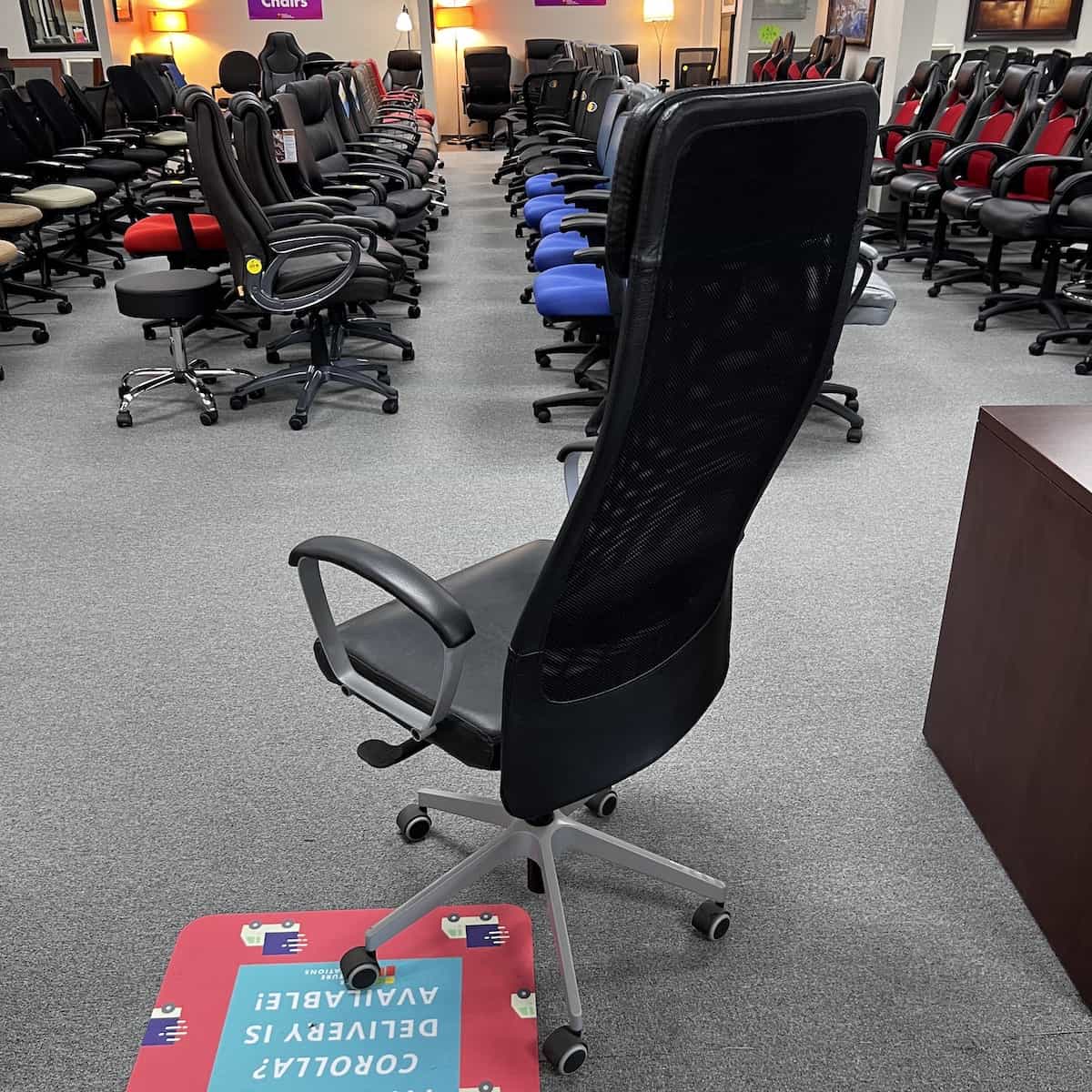 Ikea Markus Black Tall Back Mesh Chair - Image 2