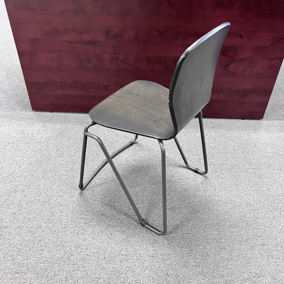 VariDesk Grey Stacking Chair - Image 2