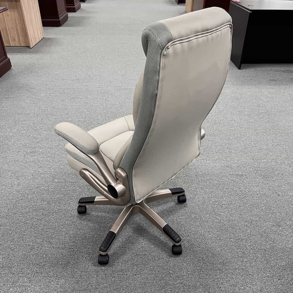 New - Taupe Plush Executive Office Chair - Image 2
