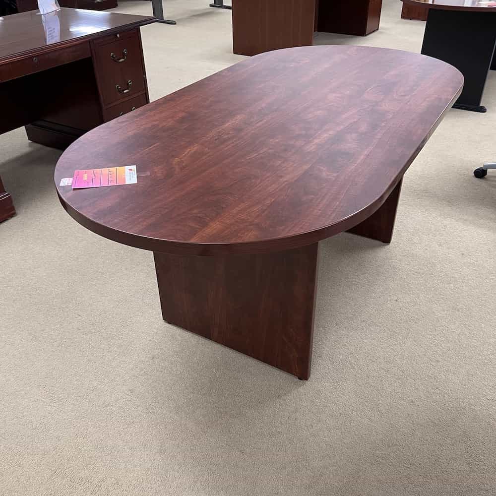 6 Ft Cherry Racetrack Conference Table