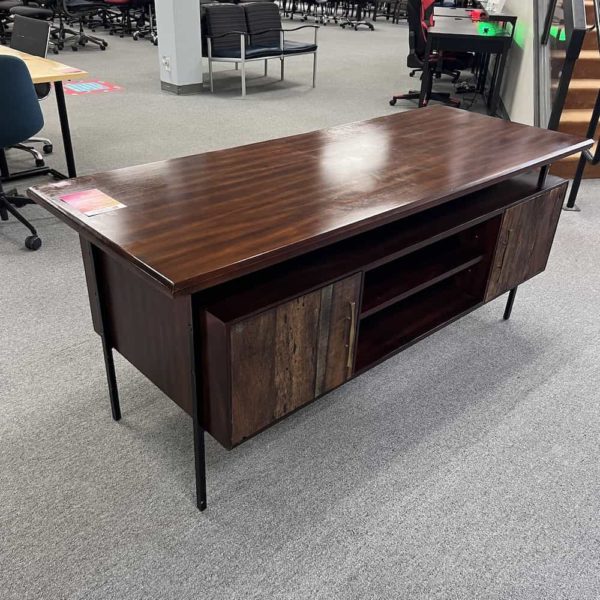 70" Four Hands Lauren Rustic Modern Desk - Image 3