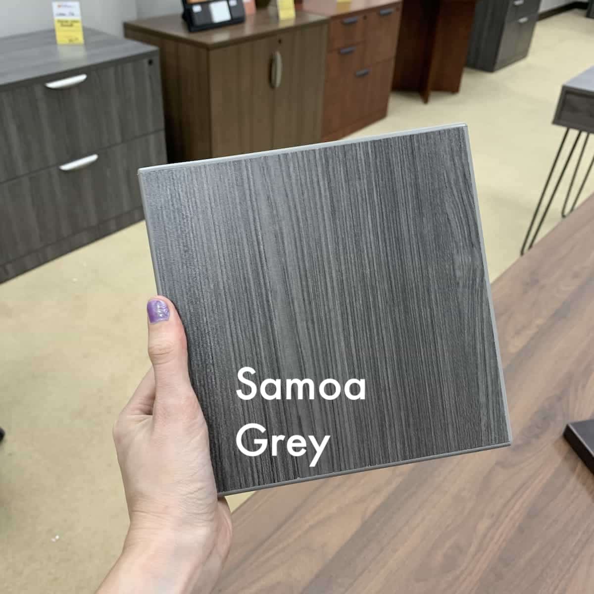 samoa grey finish color for new laminate