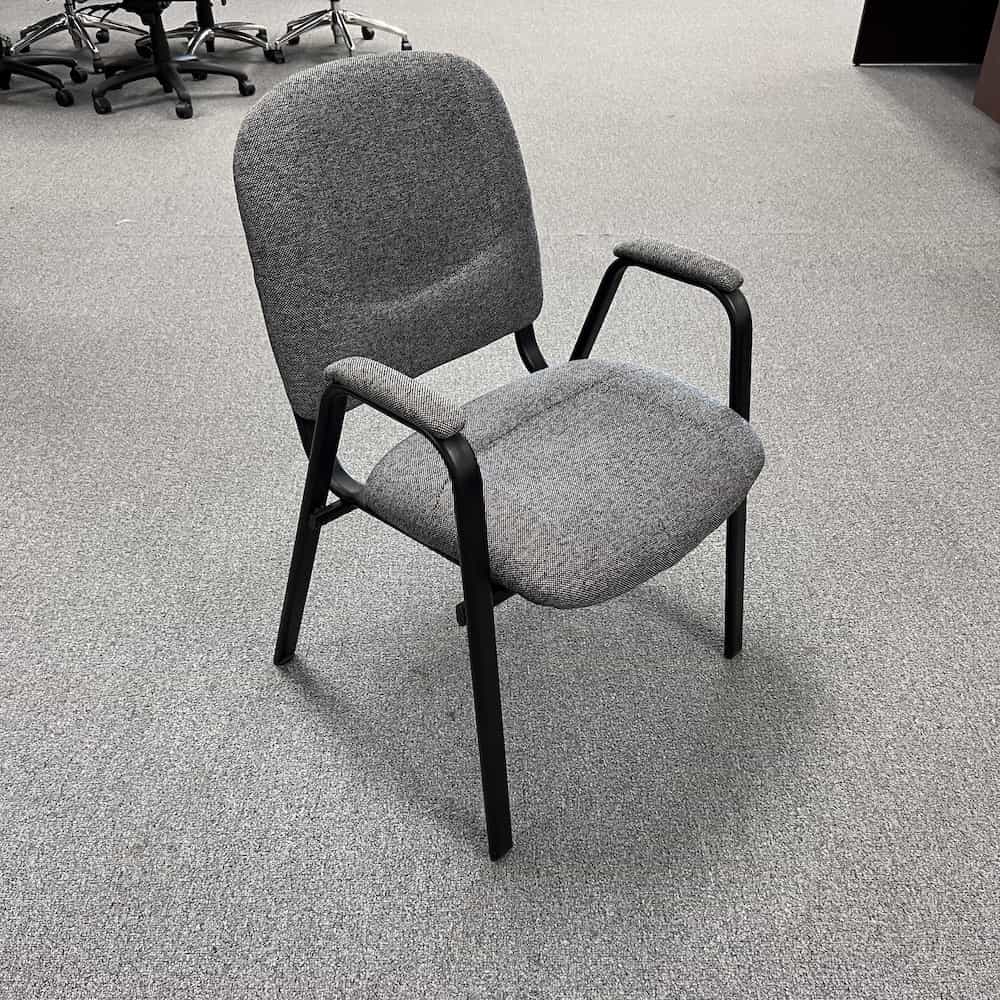 Grey Heather Stacking Guest Chairs