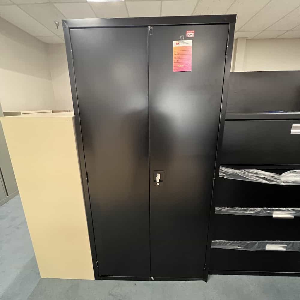black metal storage cabinet metal