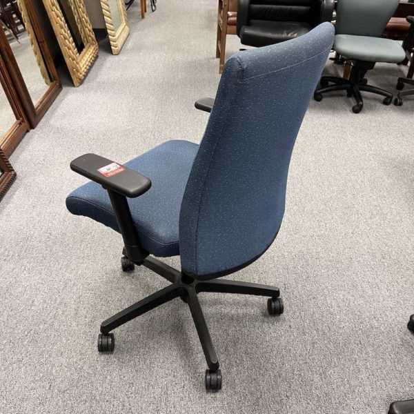 Hon Blue Speckled Office Chair - Image 2