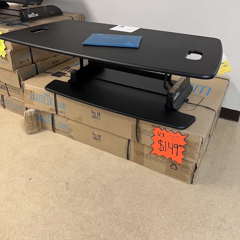 black pro 48 desk riser, new in box