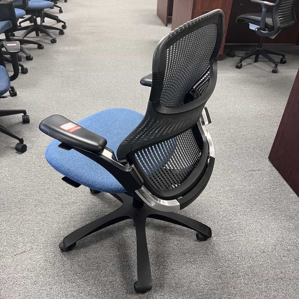 blue Office Task Chair, back