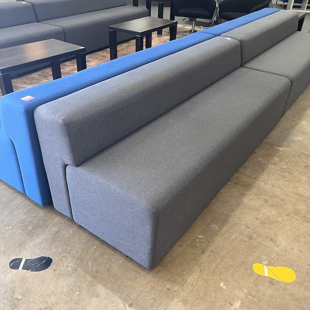 modular Furniture bench grey post modern