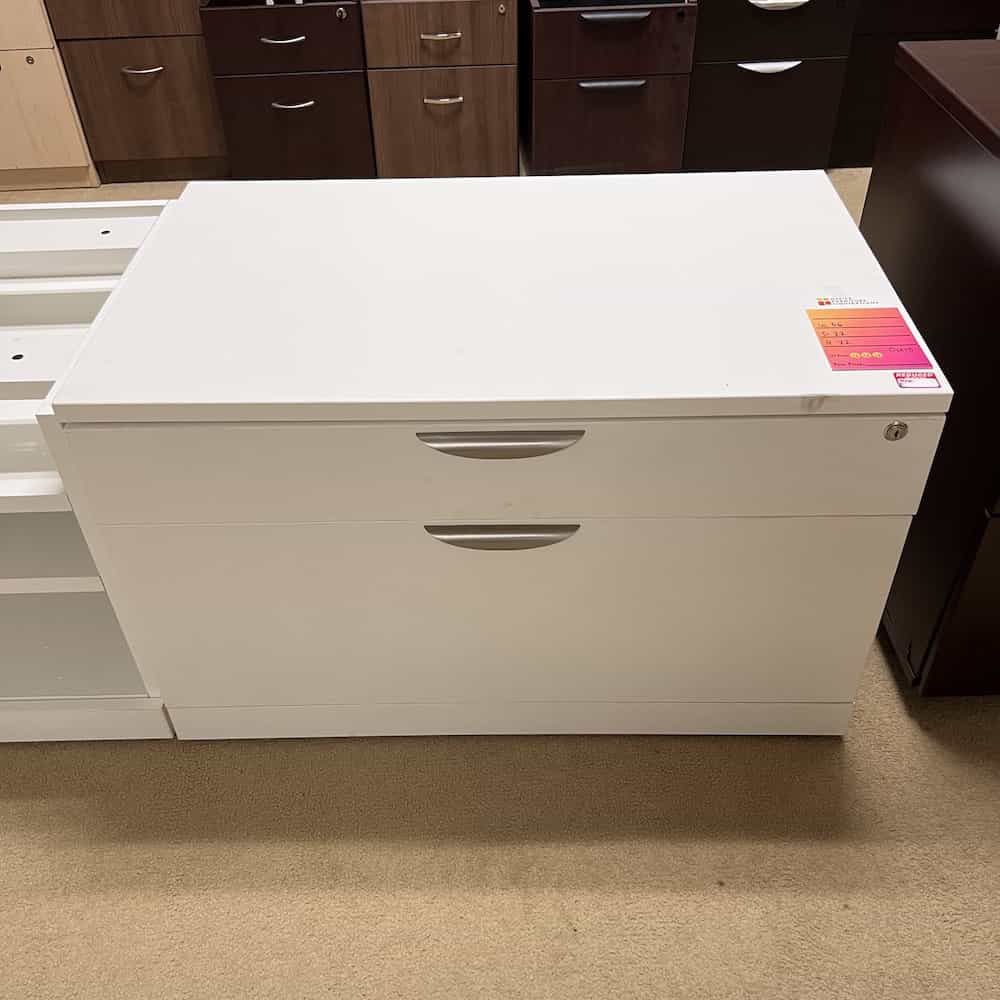 Printer Stand Storage Cabinet with 1 Drawer Lateral, white
