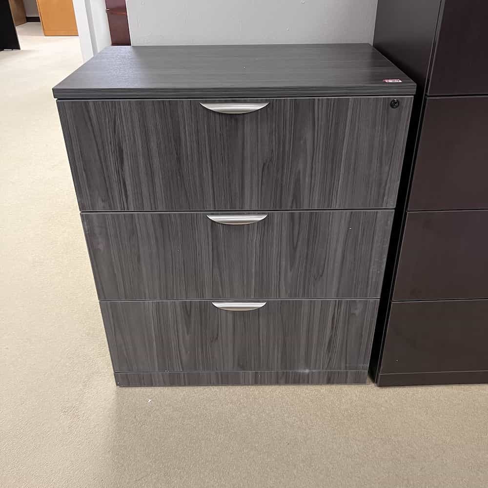 gray laminate 3 drawer file cabinet