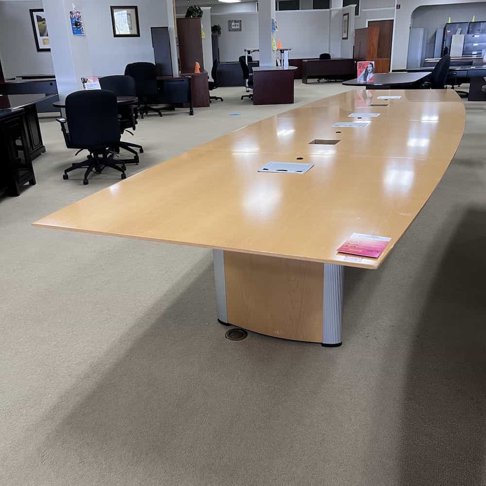 Boat Shaped Conference Table