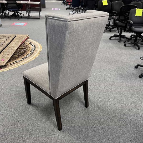 Parsons Kitchen & Dining Chair, privacy triangle top panel, back view