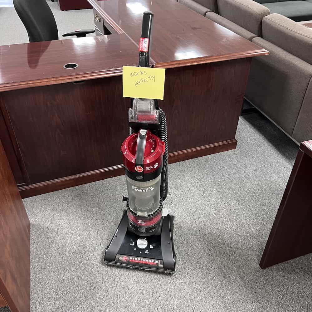 Upright Vacuum, hoover, pet, upright, red and grey