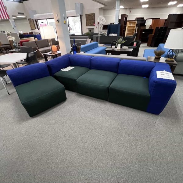 Hay Mags Soft Sofa Green and blue, comes apart