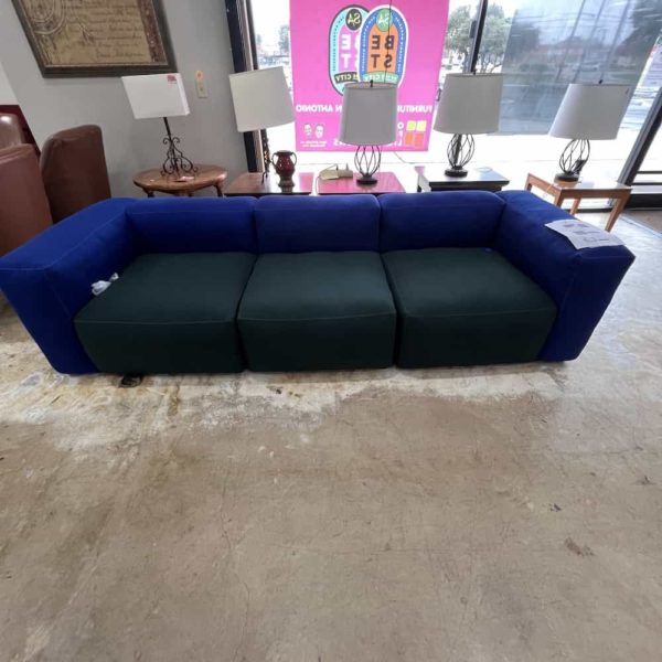 Hay Mags Soft Sofa Green and blue