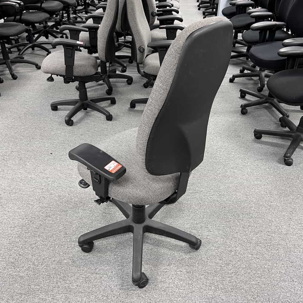Grey Office Chair office master, back
