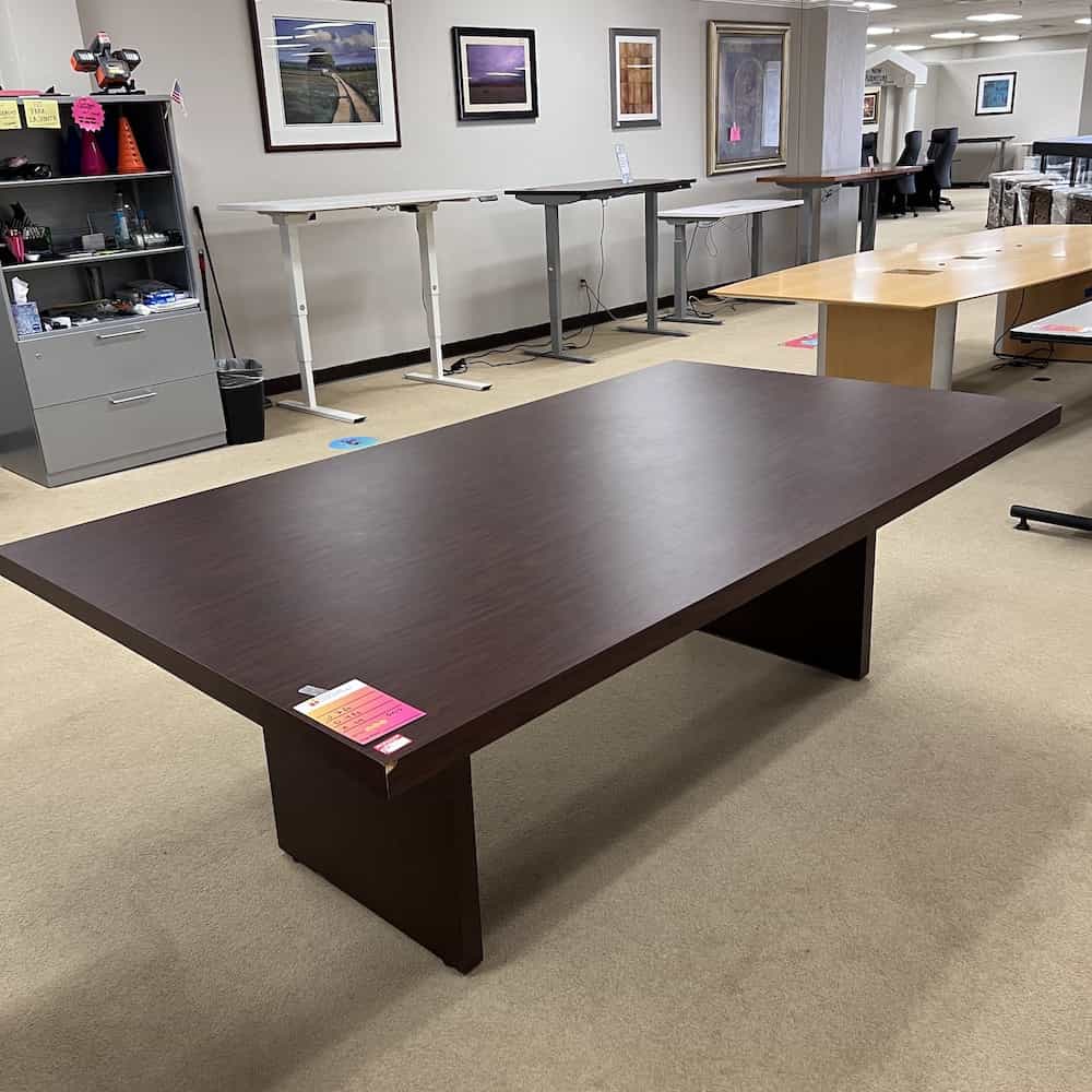 mahogany rectangle conference table