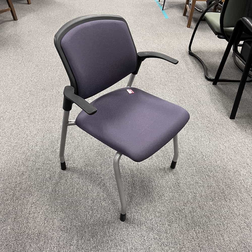 purple stacking chair