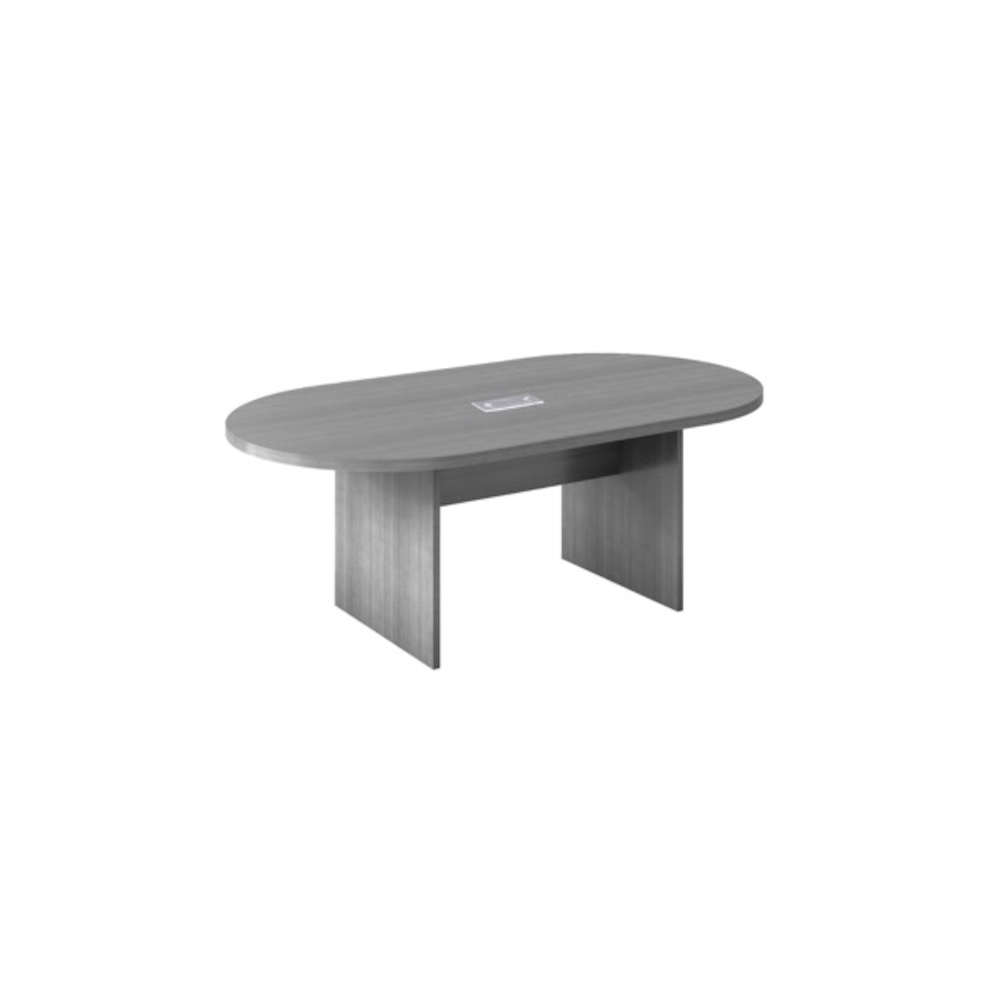 6 ft racetrack conference table, new office furniture, laminate