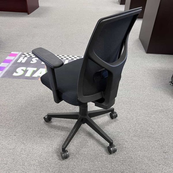 black mesh back office chair