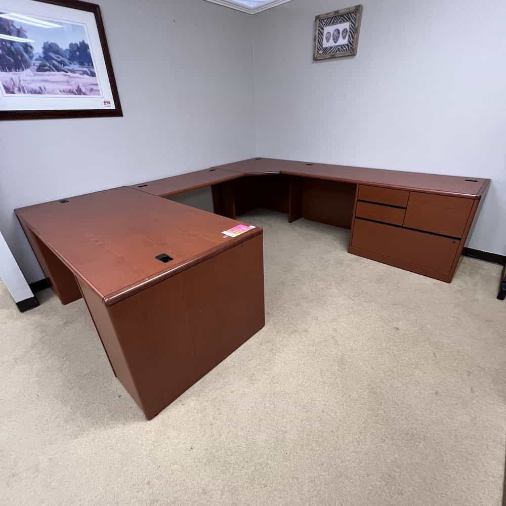 cherry hon u-desk right return